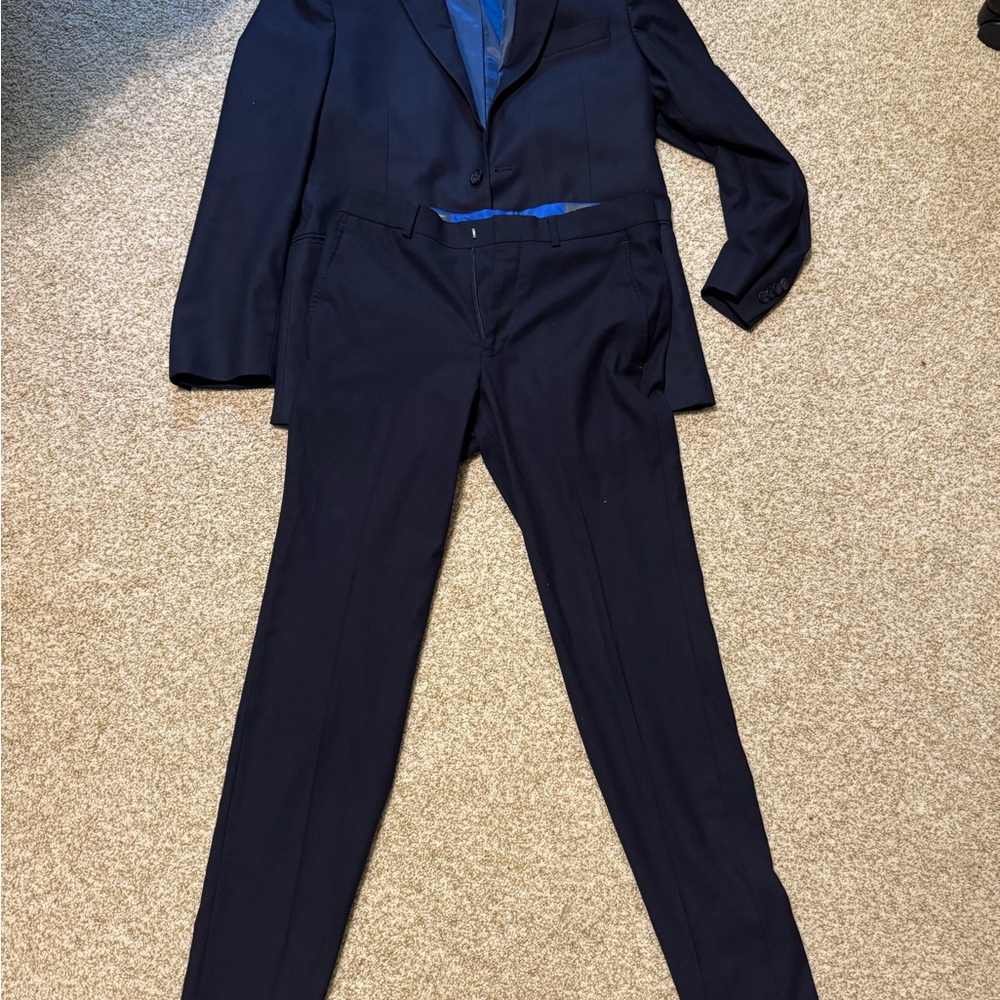 Kenneth Cole Reaction Blue Slim-Fit Suit